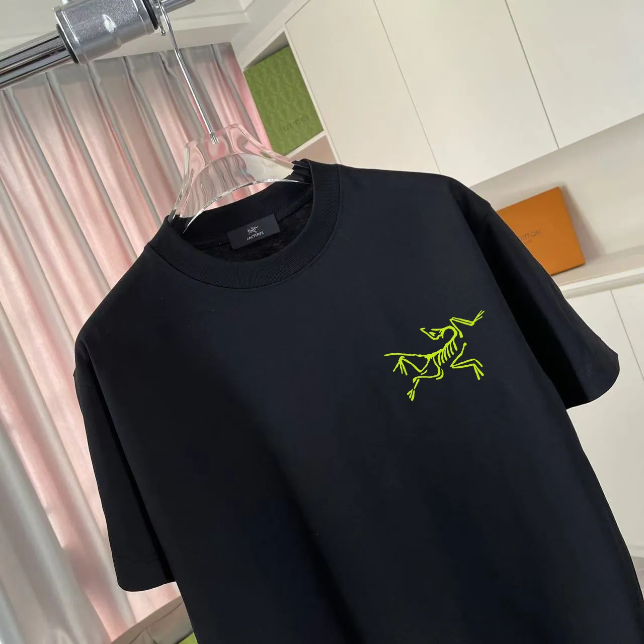 ARC'TERYX* 2025 New Arrival logo t g Same Style Size：S M L XL XXL ：Black White Green Purple